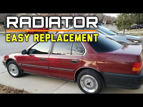 DIY:B15/B16 Honda Civic CR-X 1.5L & 1.6L Radiator Replacement - Bundys Garage