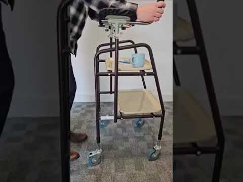 Forearm Support Indoor Trolley With Tray | Indoor Trolley For Elderly