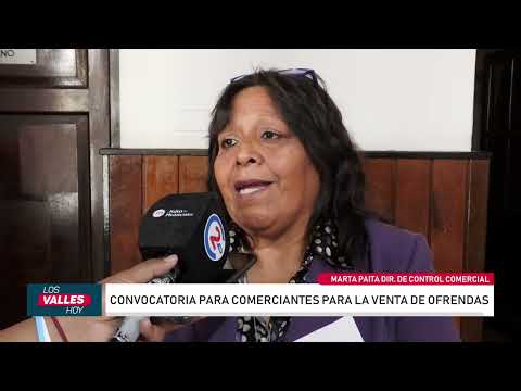 Convocatoria para comerciantes de El Carmen para la venta de ofrendas