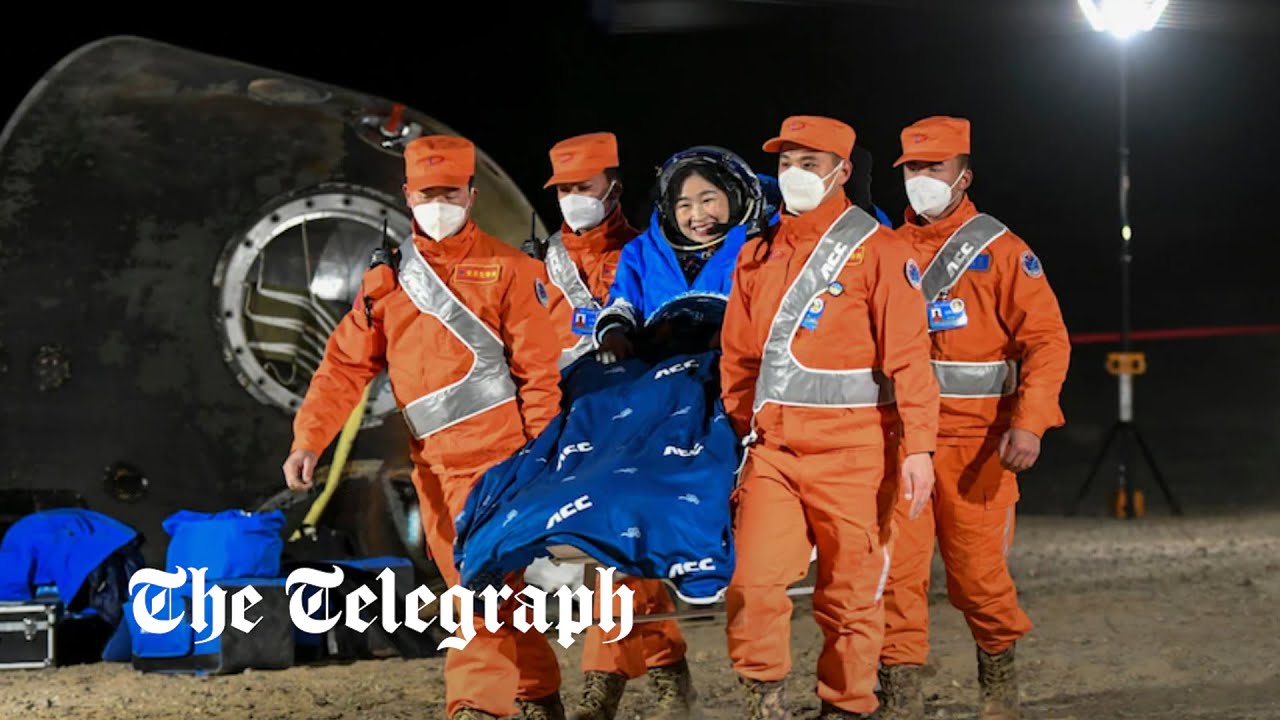 Watch: Chinese astronauts come back down to Earth - Vimarsana News