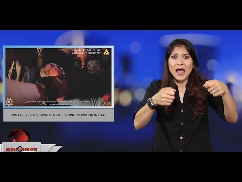 Update: video shows police finding newborn in bag (ASL - 6.26.19)