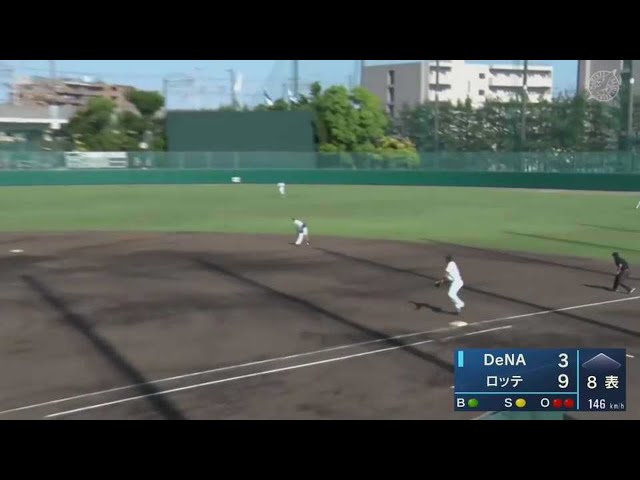 【ファーム】5月3日以来の実戦復帰!! マリーンズ・池田来翔 3者連続でゴロを処理する!! 2022年5月29日  千葉ロッテマリーンズ 対 横浜DeNAベイスターズ