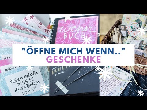 Open me when—letters, book, and box | Personal gift idea | Paper crafts | TRYTRYTRY