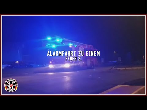 ALARMFAHRT ZU EINEM FEUER 2. LÖSCHZÜGE 🚒 - EINSATZFAHRT | Feuerwehr Wahlstedt