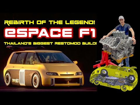Thailand’s BIGGEST Ever Restomod Build. 20+ Million Baht Rebirth of the RENAULT ESPACE F1! Part 1