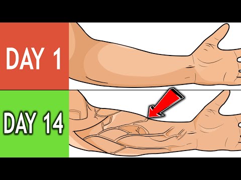 Intense 5 Minute At Home Workout to get VEINY ARMS