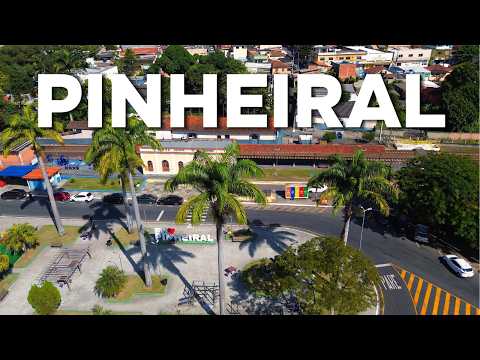 Pinheiral, RJ: Um Passeio Aéreo pela Cidade | Paisagem Vista de Cima