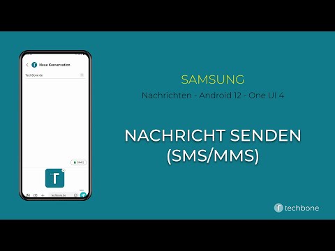 Nachricht senden (SMS/MMS) - Samsung [Android 12 - One UI 4]