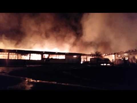 Großbrand Wiesloch Biwu Lagerhalle 21.04.2015