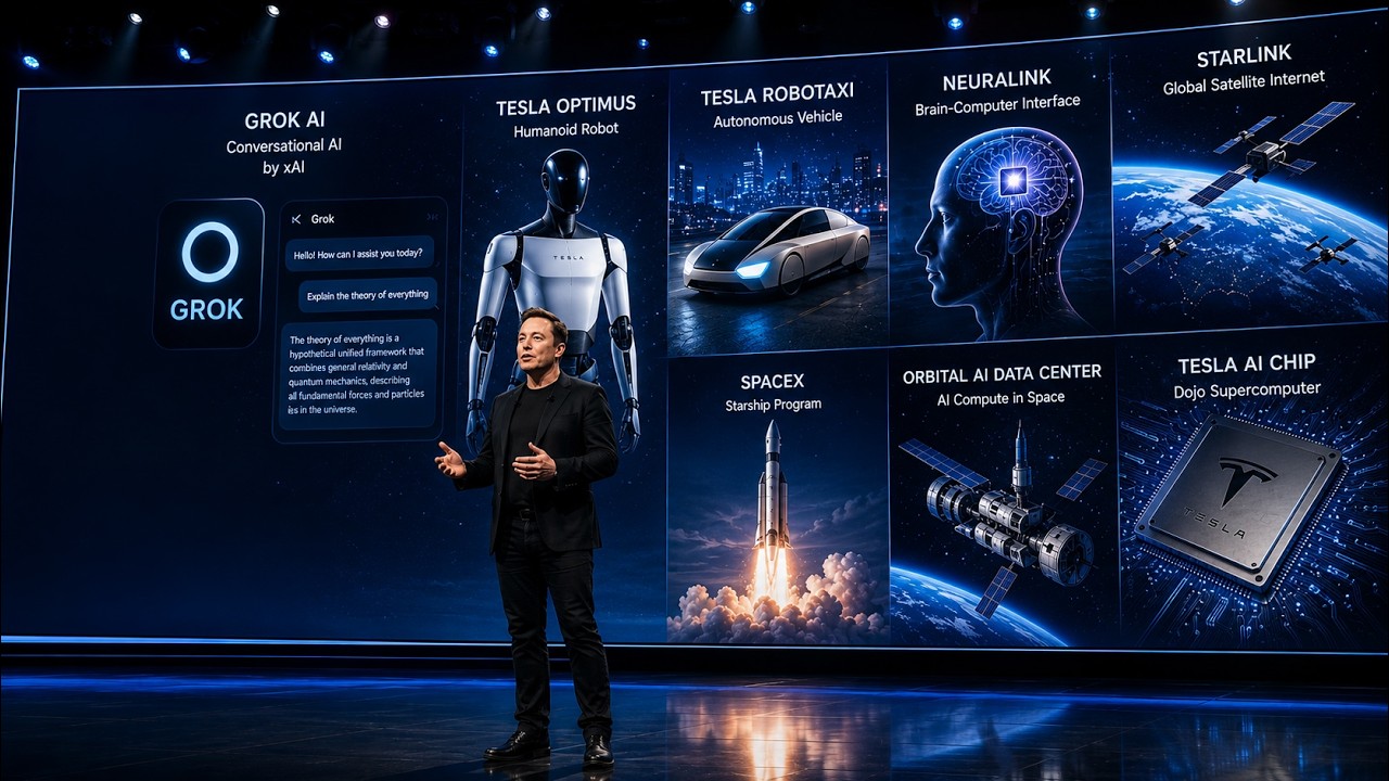 Musk's 6 AI Bets Ranked: Grok, Optimus, Neuralink & Space Data Centers