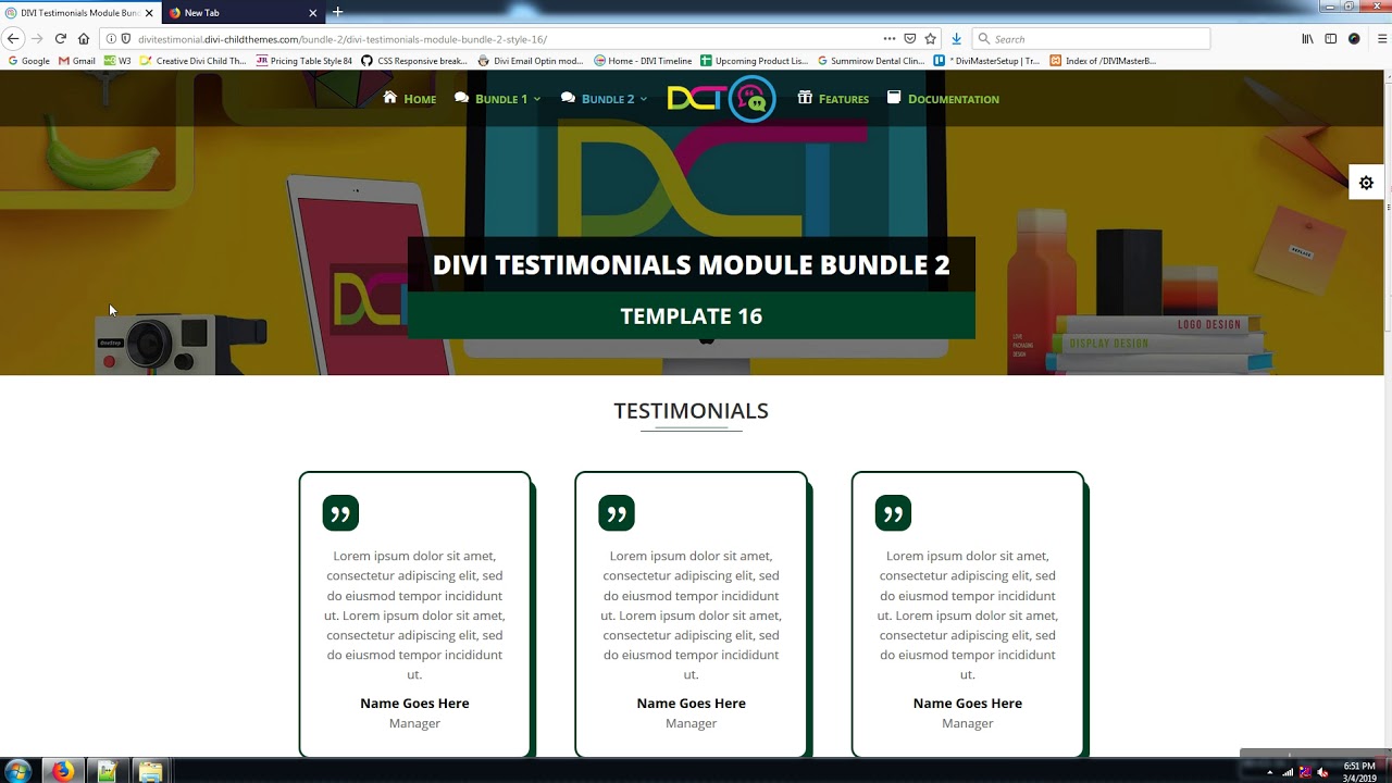 Divi Testimonials Module Bundle 2