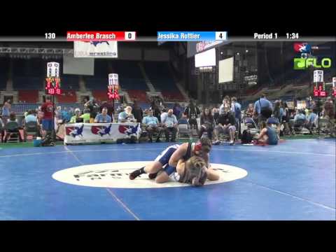 Junior WM 130 - Amberlee Brasch (Washington) vs. Jessika Rottier (Wisconsin)