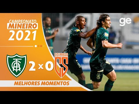 Gols e lances de América-MG x Coimbra