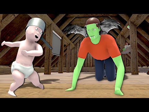 BABY FINDS A VAMPIRE IN ATTIC! - Who's Your Daddy 2