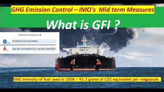 GHG Emission Control – IMO  Mid term Measures