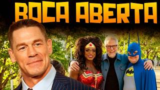 MULHER MARAVILHA E BATMAN: JOHN CENA ENTREGA JAMES GUNN