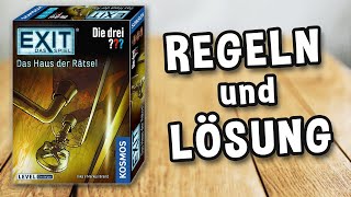 EXIT (Das Spiel) - Spielregeln TV (Spielanleitung Deutsch) - DIE DREI FRAGEZEICHEN ??? LÖSUNG KOSMOS