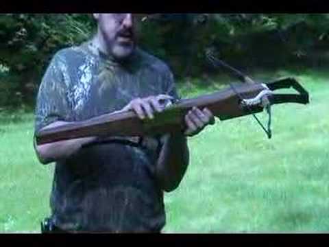 cocking the medieval crossbow 2
