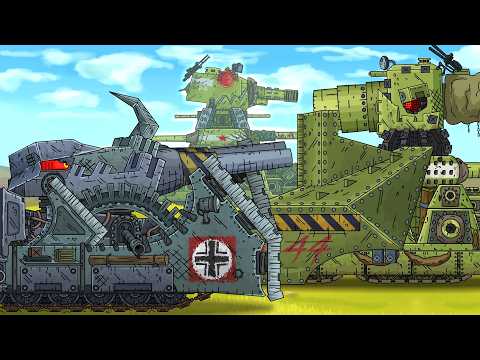 MEGA TANK TITANS: Reborn to Destroy - Cartoons about tanks