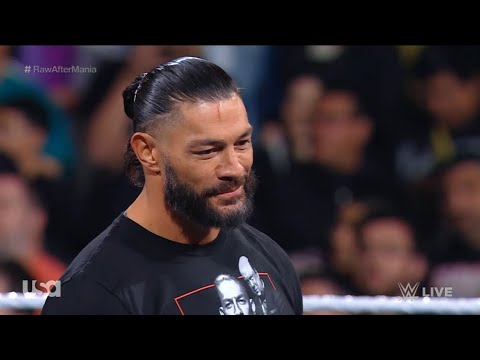 WWE Raw Cody Rhodes interrupts Roman Reigns