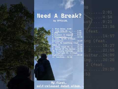 Need A Break? | My First, Self-Released Debut Album!