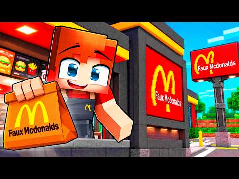 J'ai ouvert Un FAUX McDonald's sur Minecraft !