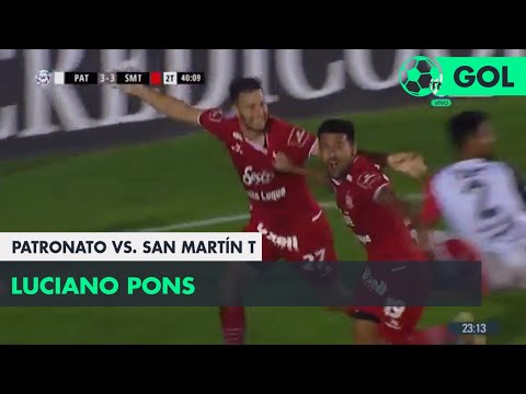 Luciano Pons (3-3) Patronato vs San Martín T | Fecha 12 - Superliga Argentina 2018/2019