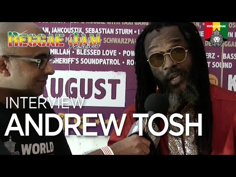 Andrew Tosh Interview at Reggae Jam Germany 2018