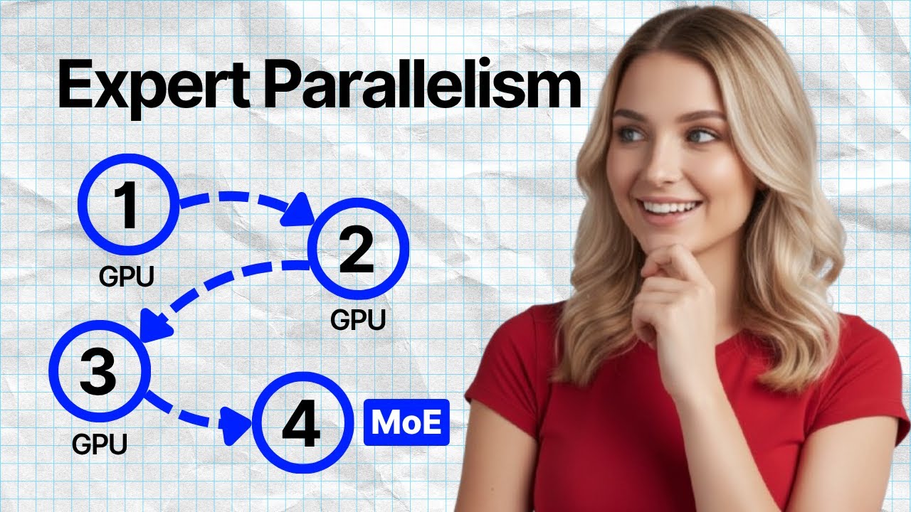 Expert Parallelism Explained! How 120B+ AI Models Run on GPUs in Seconds
