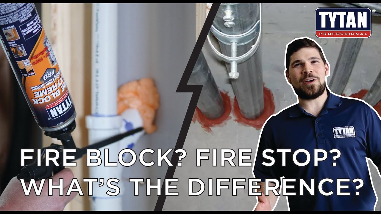 Fire Block vs Fire Stop: What's the Difference?