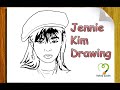 Jennie Drawing Jennie Kim