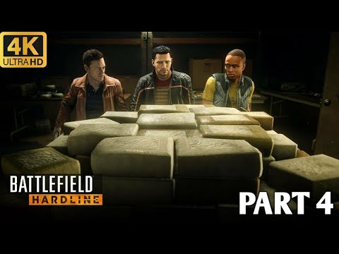 Battlefield Hardline Walkthrough Gameplay Part 4 FULL GAME [4K 60FPS PC ULTRA] - No Commentary