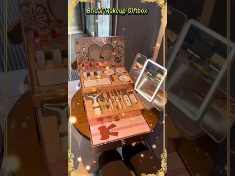 Bridal Makeup Giftbox 😎😍|| Makeup Vanity box #makeupbox #unboxing #viral