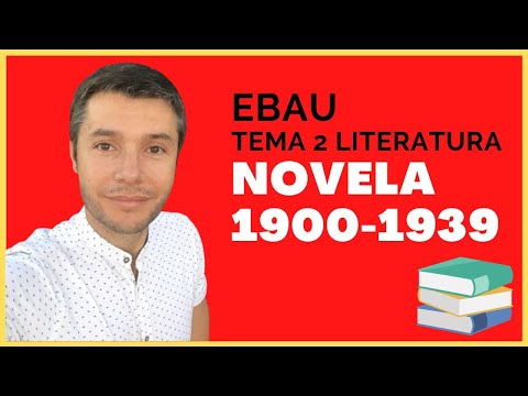 Novela desde principios del siglo XX hasta 1939 #Literatura #EBAU Tema 2