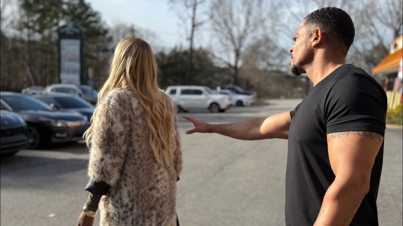 When Anthony runs after Amber! 