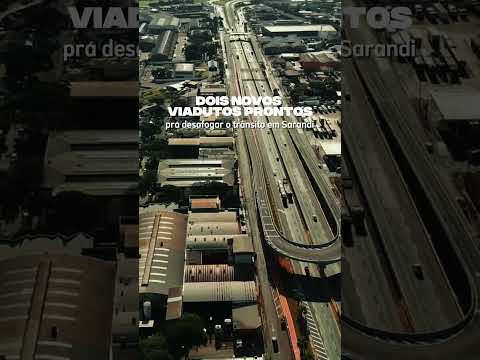 Governo do Paraná inaugura viadutos para desafogar o trânsito em Sarandi