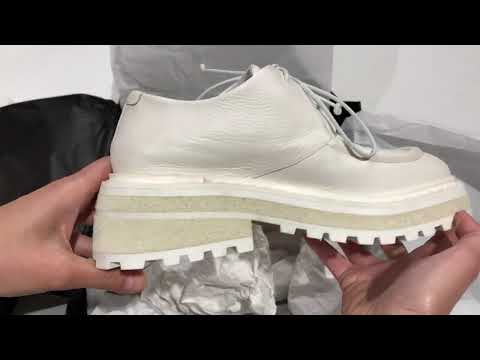 Marsell Leather Lace Up Boots Unboxing