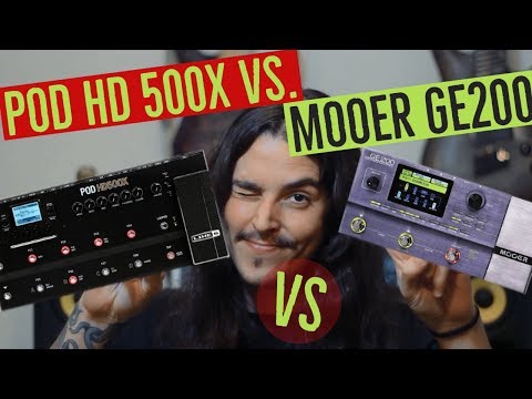 MOOER GE-200 vs LINE 6 POD HD 500x | Which one should you get?