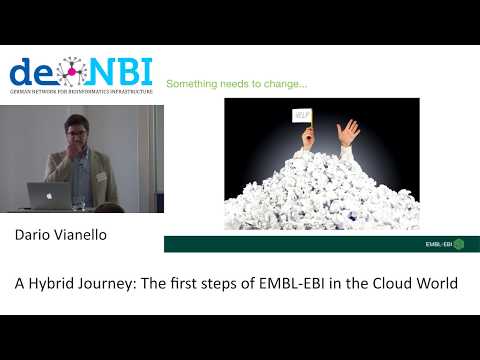 The first steps of EBI-EMBL in the Cloud World by Dario Vianello