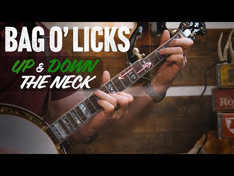 Banjo Bag O' Licks- Up & Down the Neck! Minor Blues, Melodic, & More!