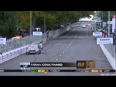 New Zealand 2011 Race2 Slade & Coulthard Crash Huge Damage
