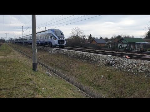 Przelot piciągu ic Fredro. pesa dart