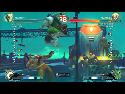 SSF4 Rank Match  piyoppia (SA)  vs  KEIKE DESORA (GK)