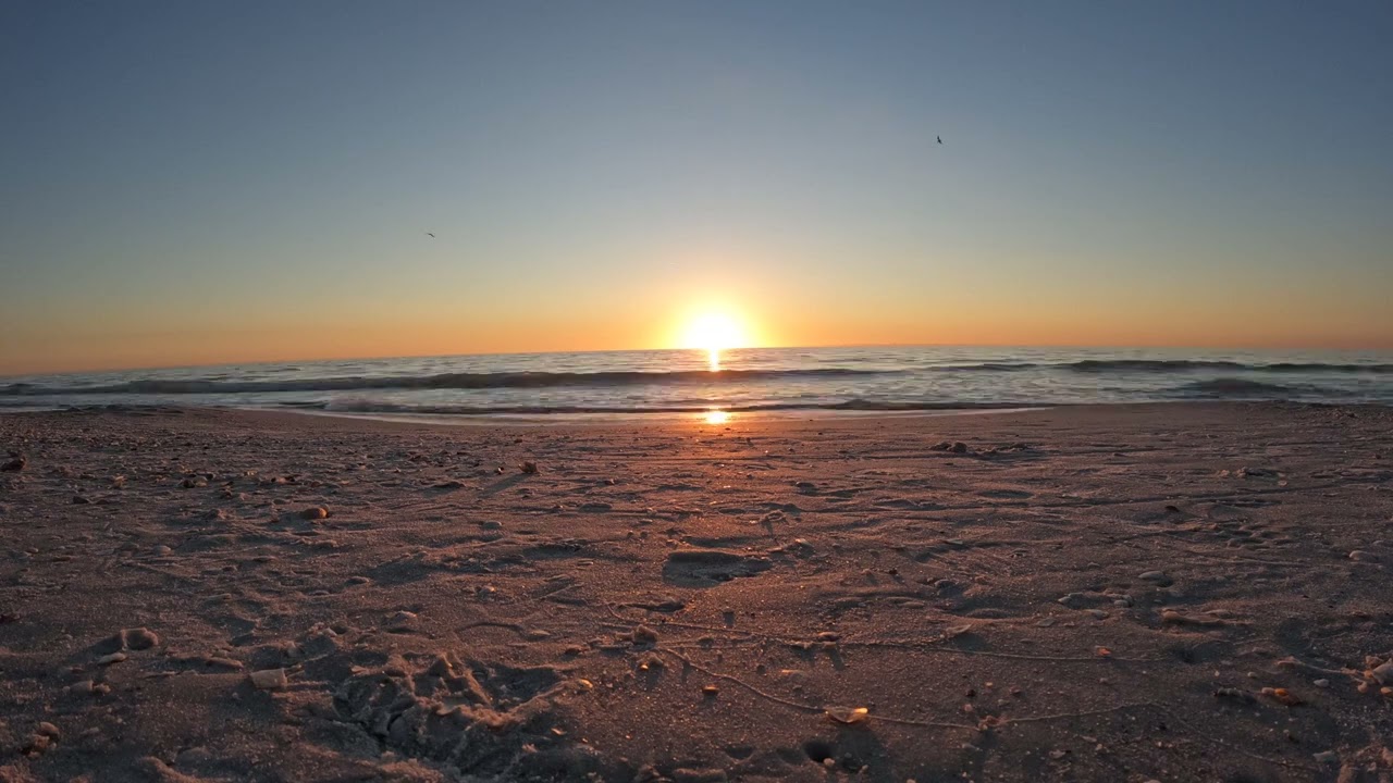 Sunset time lapse on Anna Maria Island beach!