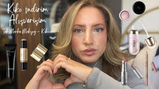 KİKO İNDİRİMİNDEN NELER ALDIM | Kiko Favorilerim 🤍 | Yeni Ürünlerle Ma