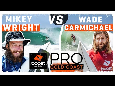 The Boys Go Barrel for Barrel! Gold Coast Pro | Mikey Wright VS Wade Carmichael | HEAT HIGHLIGHTS