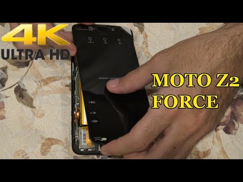 Motorola Moto Z2 Force XT1789 Disassembly Teardown Repair Video