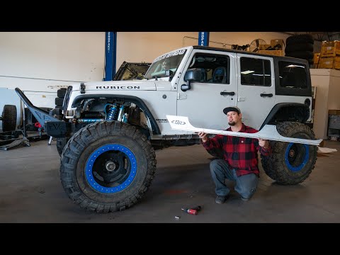 JEEP JK Rocker Guard Install!