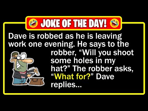 🤣 BEST JOKE OF THE DAY! - Dave is robbed, but his odd requests change everything...| Funny Dad Jokes