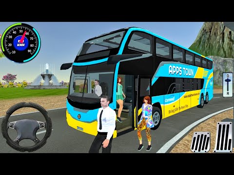 Offroad Bus Driving 2025 - Real Uphill Bus Drive Simulator - Bus Game Android Gameplay